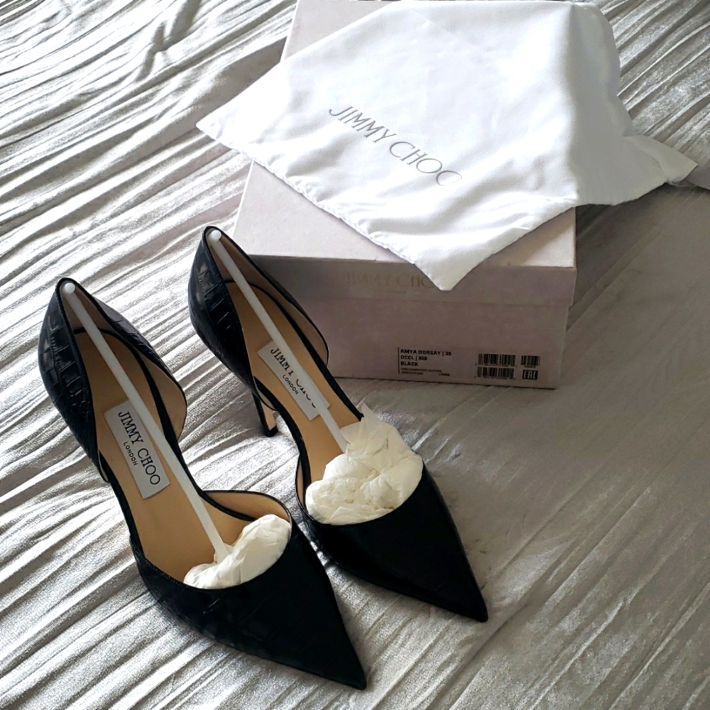 Jimmy Choo croc pumps